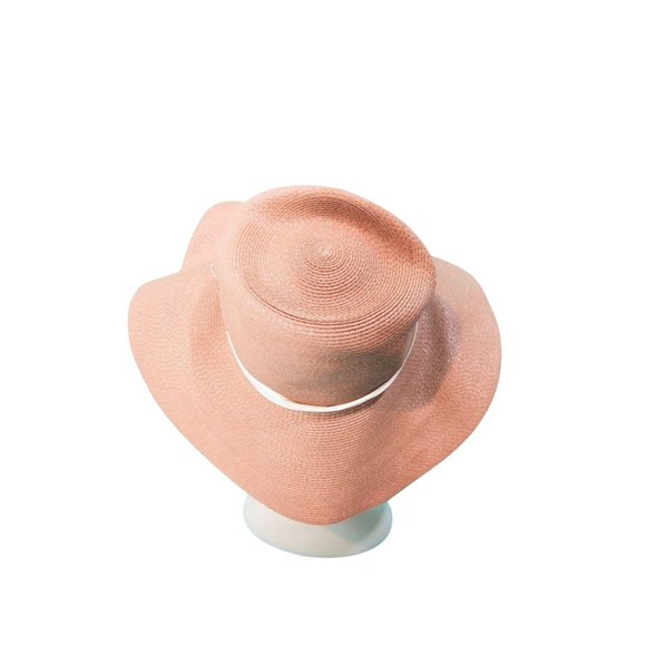 Vintage 1970s Sun Hat Tan Floppy Beach Doree of New York | 22 - Picture 10 of 10